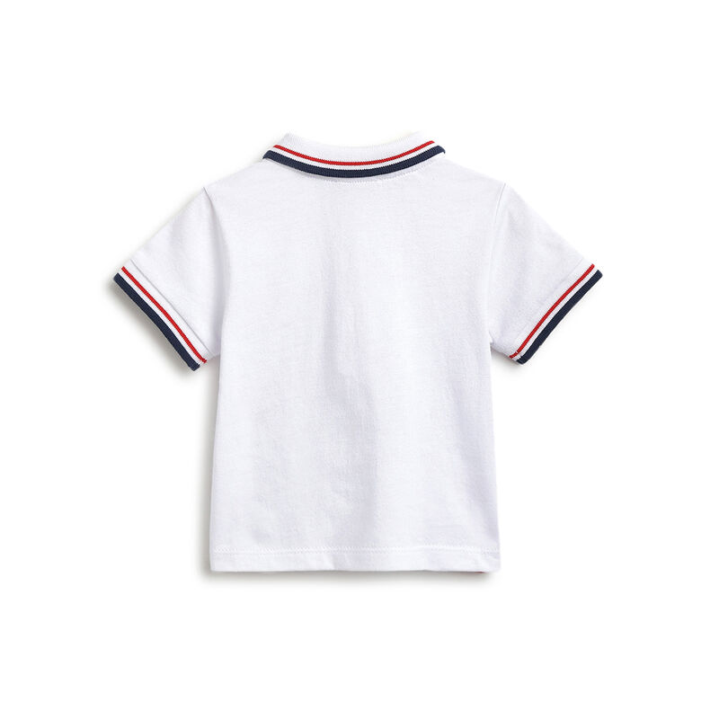 Boys Dark Blue Polo with Short Pants image number 1